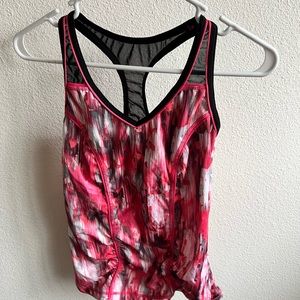 Zella athletic tank with build in bra size a